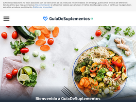 'guiadesuplementos.es' screenshot