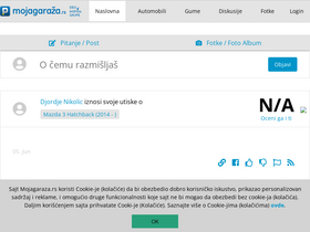 'mojagaraza.rs' screenshot