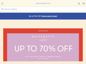 'maisonette.com' screenshot