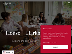 'lawrenceville.org' screenshot