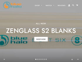 bluehalogear.com homepage screenshot