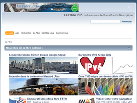 'lafibre.info' screenshot