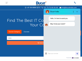 'ducatindia.com' screenshot