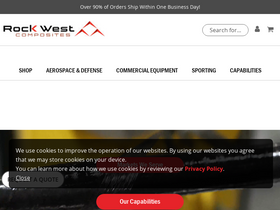 'rockwestcomposites.com' screenshot