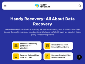 'handyrecovery.com' screenshot