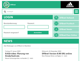 'dfbnet.org' screenshot