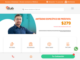 'olab.com.mx' screenshot