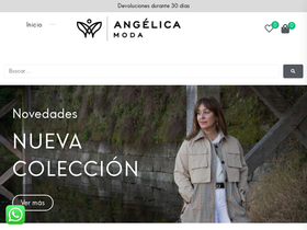 angelicamoda.es homepage screenshot