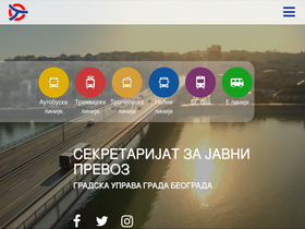 'bgprevoz.rs' screenshot