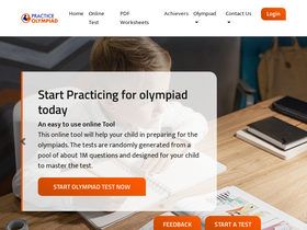 'practice-olympiad.com' screenshot