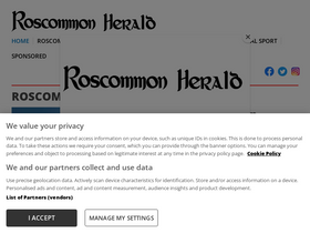 'roscommonherald.ie' screenshot