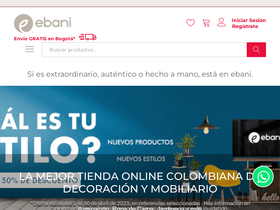 'ebani.com.co' screenshot