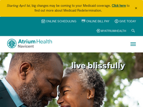 'navicenthealth.org' screenshot