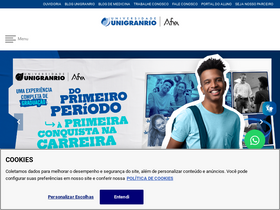'unigranrio.com.br' screenshot