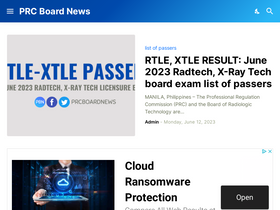 'prcboardnews.com' screenshot