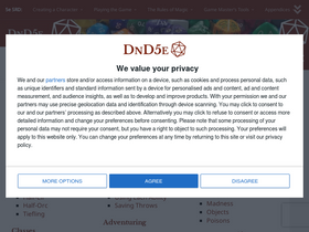 'dnd5e.info' screenshot