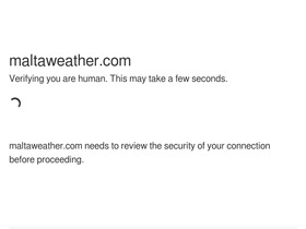 'maltaweather.com' screenshot