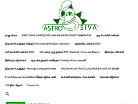 'astrosiva.in' screenshot