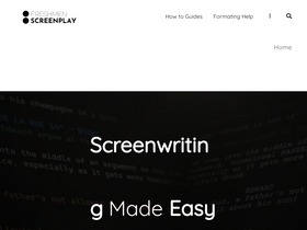 'freshmenscreenplay.com' screenshot