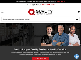 'qualityplumbingsupply.com' screenshot