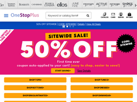 'onestopplus.com' screenshot