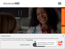 'advancedmd.com' screenshot