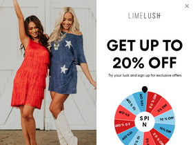 'limelush.com' screenshot
