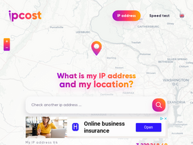 'ipcost.com' screenshot