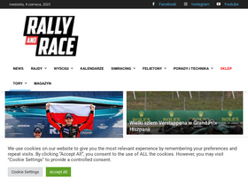 'rallyandrace.pl' screenshot