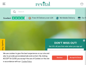 'revital.co.uk' screenshot