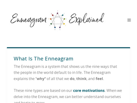 'enneagramexplained.com' screenshot