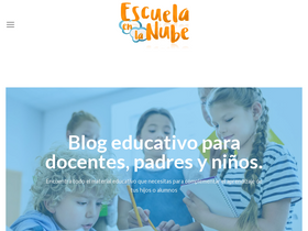 'escuelaenlanube.com' screenshot