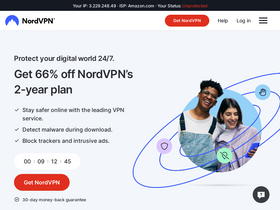 'nordvpn.com' screenshot