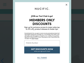 'nucific.com' screenshot