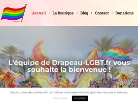 'drapeau-lgbt.fr' screenshot
