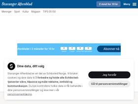 'aftenbladet.no' screenshot