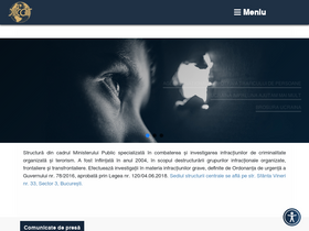 'diicot.ro' screenshot