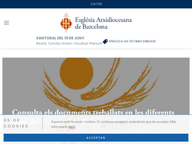 'esglesia.barcelona' screenshot