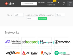 'affi.io' screenshot