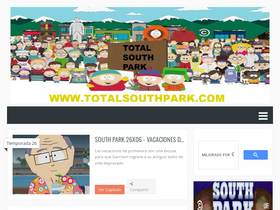 'totalsouthpark.com' screenshot