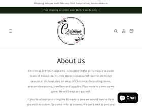 christmas1497bonavistainc.com homepage screenshot