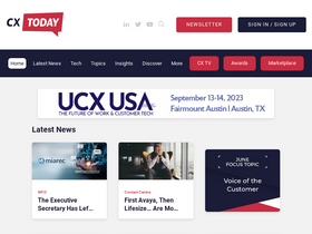'cxtoday.com' screenshot