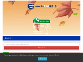 'estacaofm.com.br' screenshot