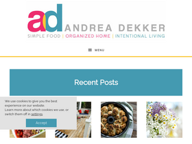 'andreadekker.com' screenshot