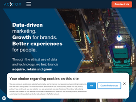 'acxiom.com' screenshot