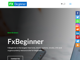 'fxbeginner.net' screenshot