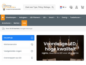 'gloeilampgoedkoop.nl' screenshot