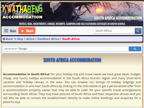'kwathabeng.co.za' screenshot