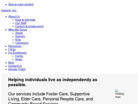 'integrityinc.org' screenshot