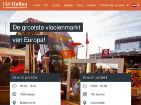 'ijhallen.nl' screenshot